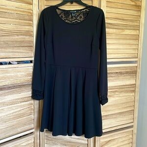 Sexy black cocktail dress